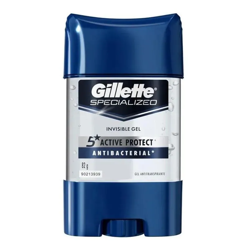 10x Desodorante Gillette Antitranspirante Clear Gel Antibac