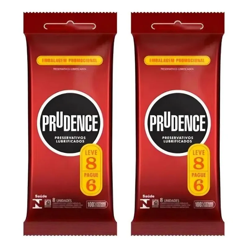 10x Preservativo Prudence Tradicional Classica 16 Camisinha