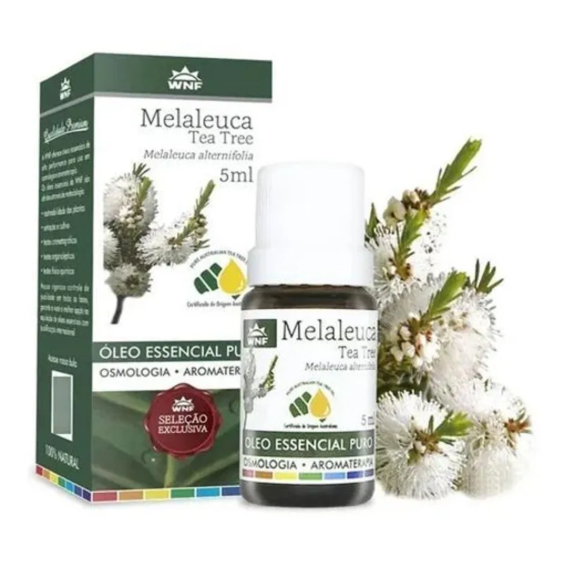 10x Óleo Essencial Melaleuca Tea Tree 100% Natural 5ml - Wn