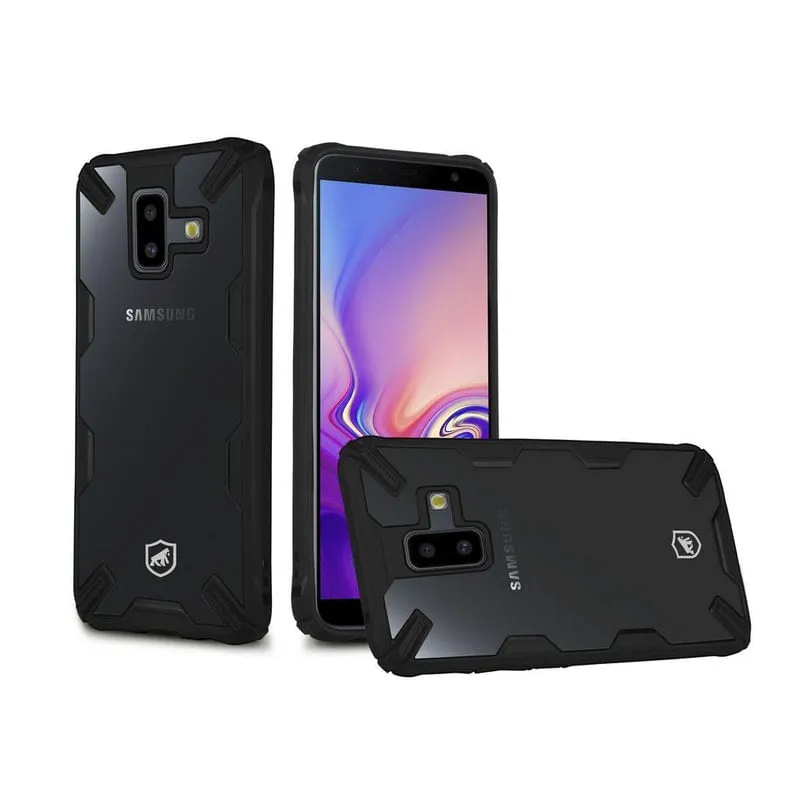 Capa Spider Preta Para Samsung Galaxy J4 Plus - Gshield