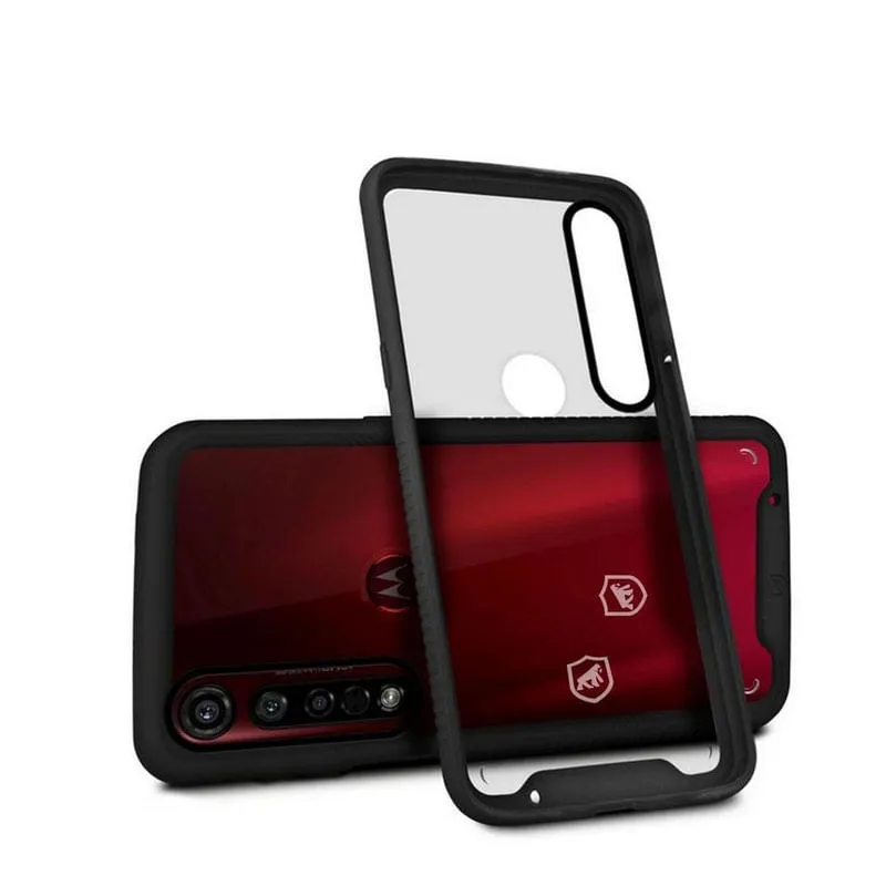Capa Stronger Preta para Motorola Moto G8 Plus - Gshield