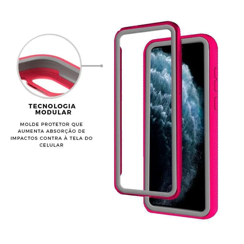 Capa Stronger Rosa Para Iphone 11 - Gshield