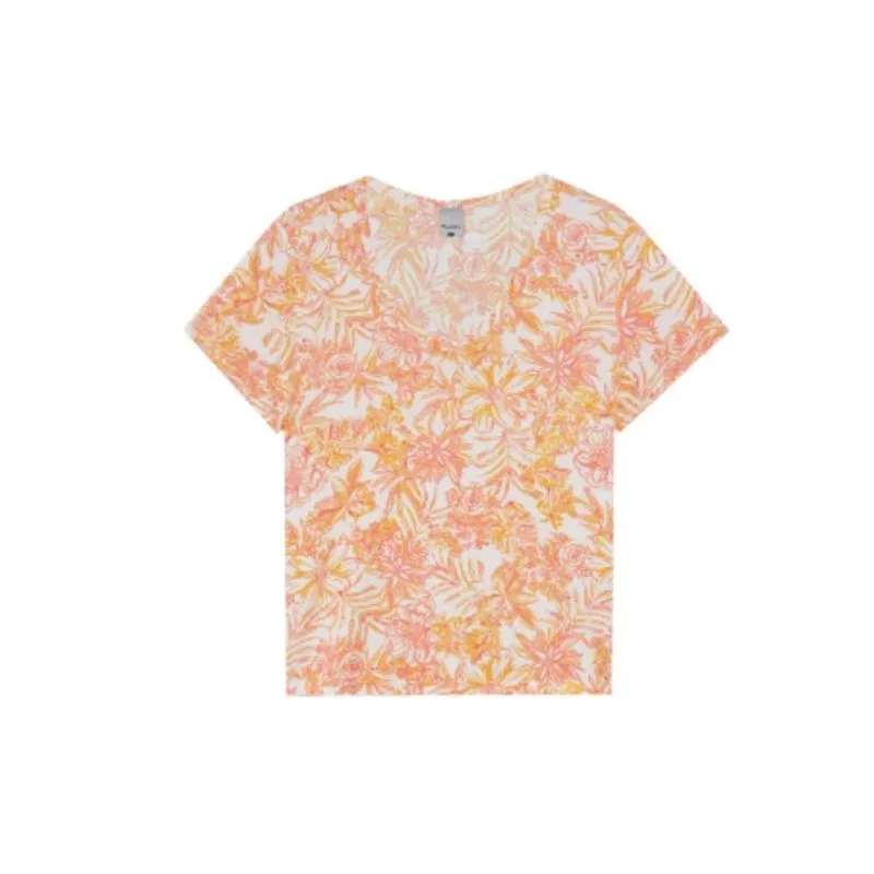 Blusa Manga Curta Feminina Ampla Malwee