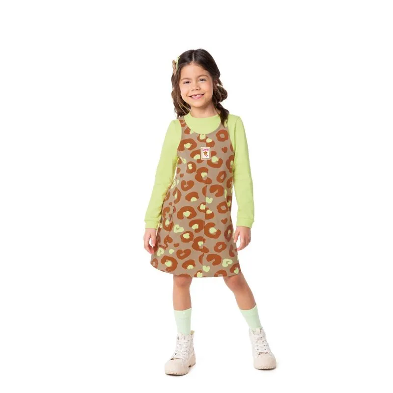Conjunto Blusa e Salopete Malwee Kids