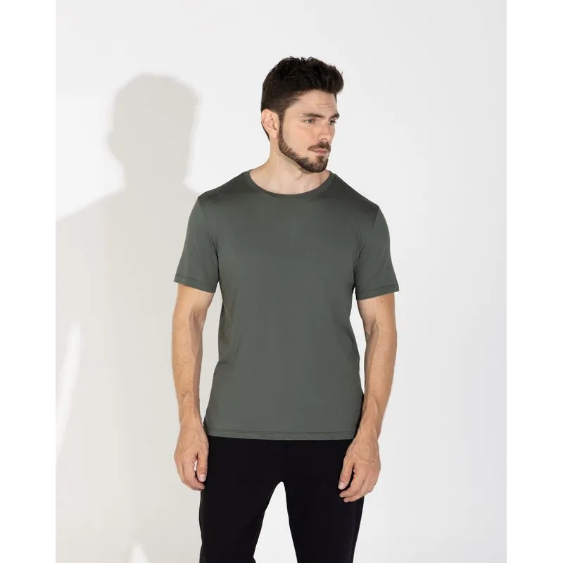 Camiseta Pima Masculina Verde - G