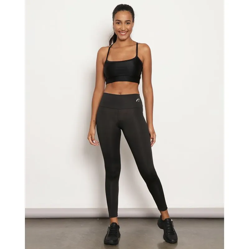 Calça Feminina Legging Fitness Fitter Com Bolso Preta G