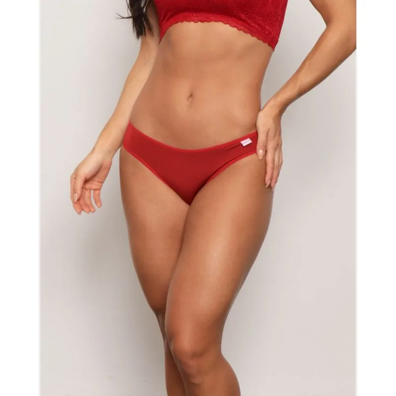 Calcinha Feminina Avulsa Biquíni Malha Vermelho G
