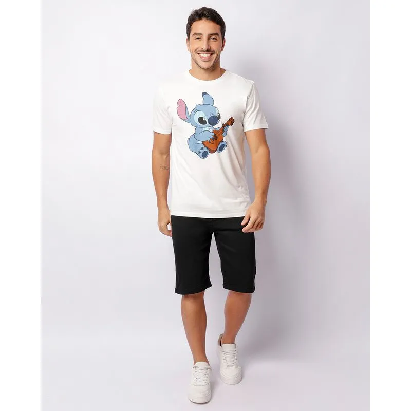Bermuda Masculina Sarja Vizzy Reta Com Bolsos Preta 44