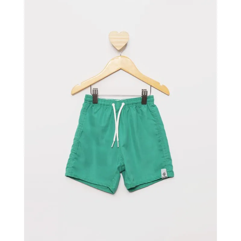 Bermuda Bebê Reta Com Cordão Verde 2
