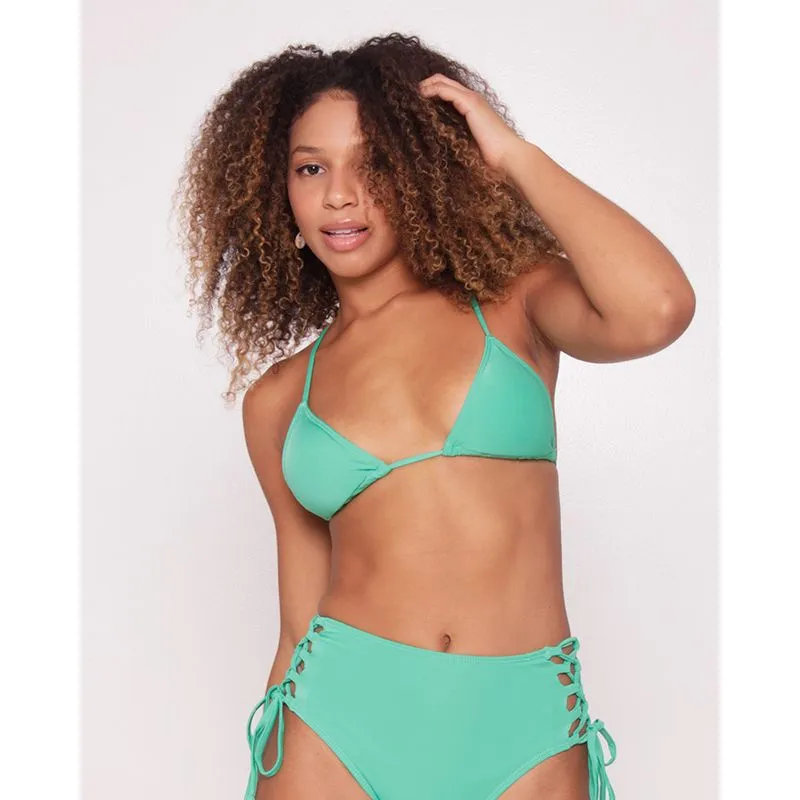 Biquíni Top Feminino Cortininha Com Bojo Verde M
