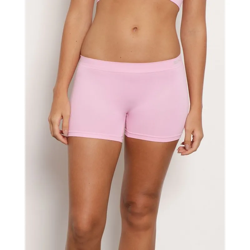 Calcinha Feminina Boxer Sem Costura Rosa M