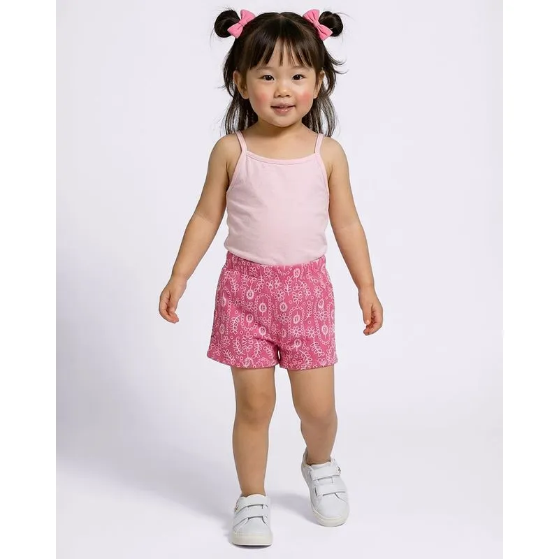 Short Bebê Curto Laise Rosa Escuro 3