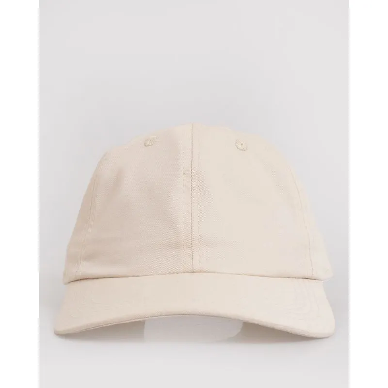 Boné Masculino Sarja Strapback Liso Bege Claro UN