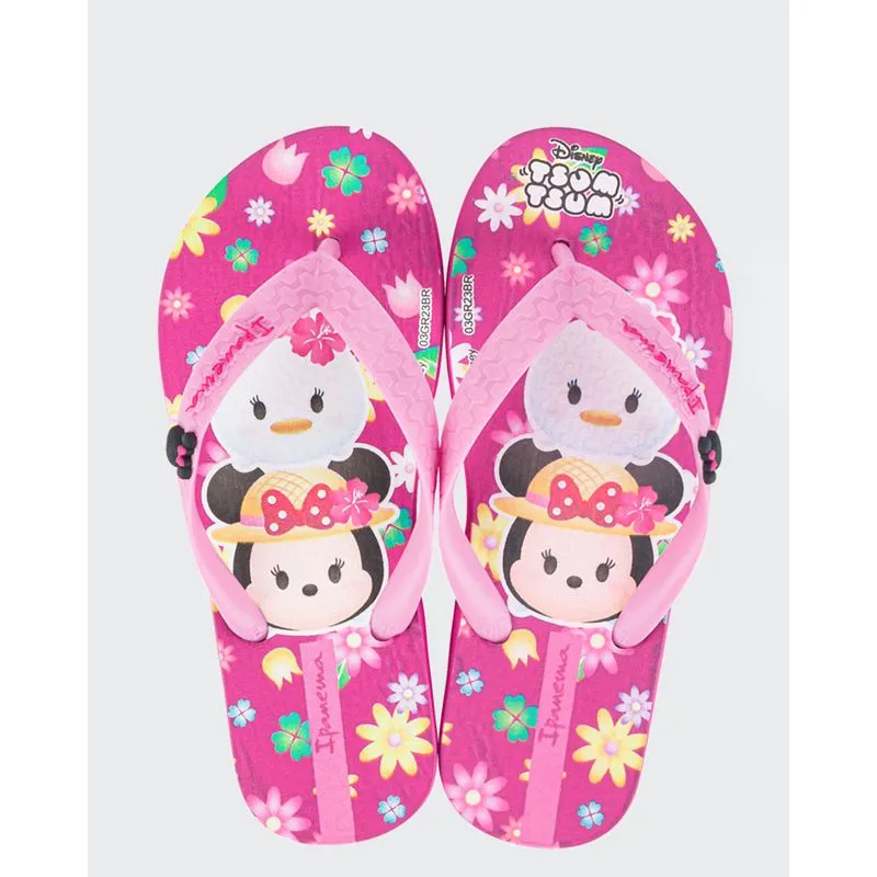 Chinelo Bebê Ipanema Estampa Minnie Disney Rosa 31/32