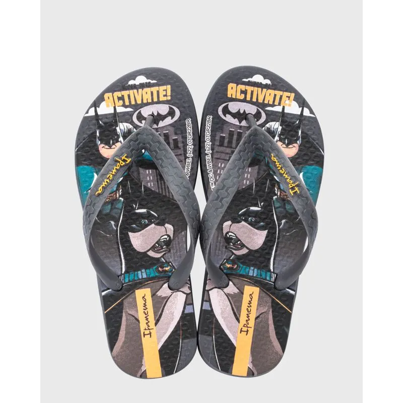 Chinelo Ipanema Infantil Batman Preto 25/26