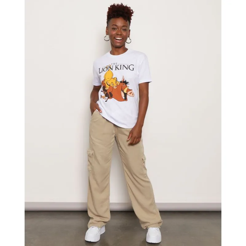 Calça Feminino Com Elástico Liocel Bege 36
