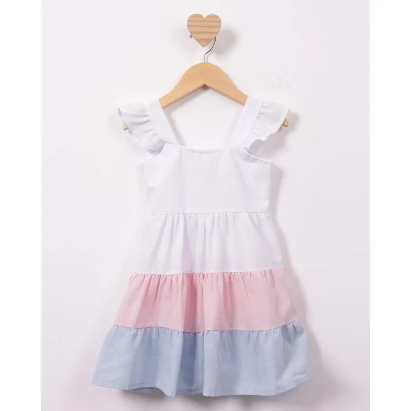 Vestido Bebê Curto Três Marias Branco 3