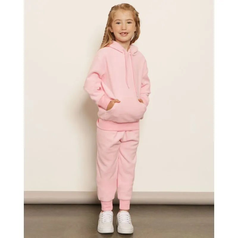 Calça Infantil Fleece Jogger Rosa 4