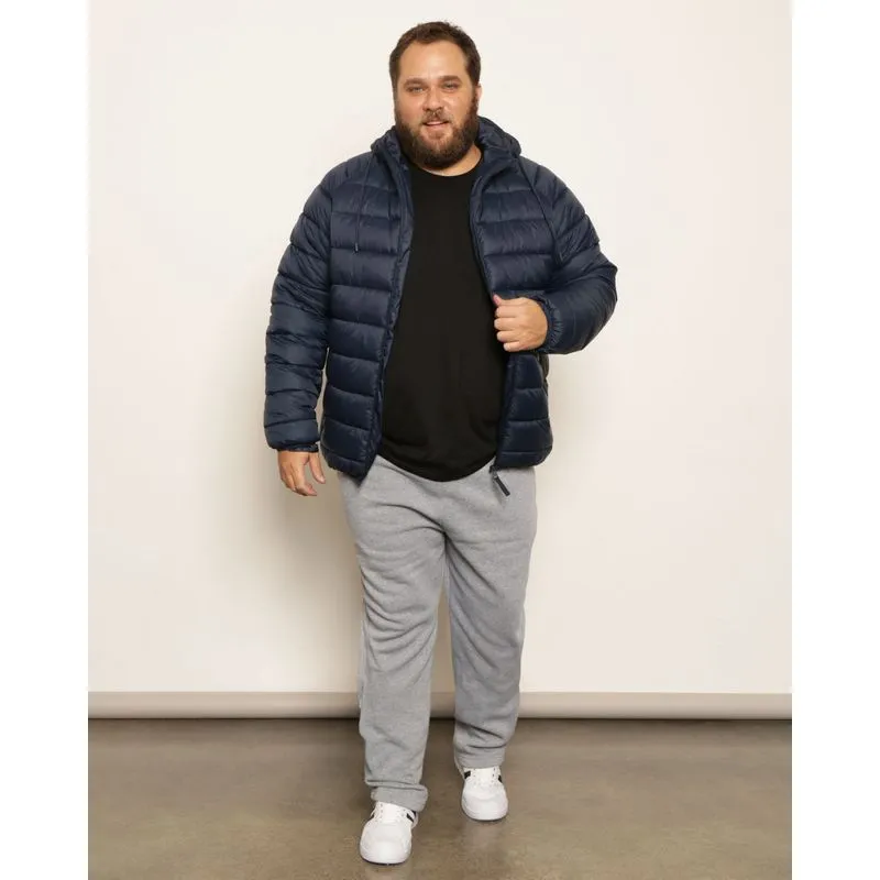 INVERNO - Calça Moletom Plus Size Masculina Jogger com Bolsos Cinza G1