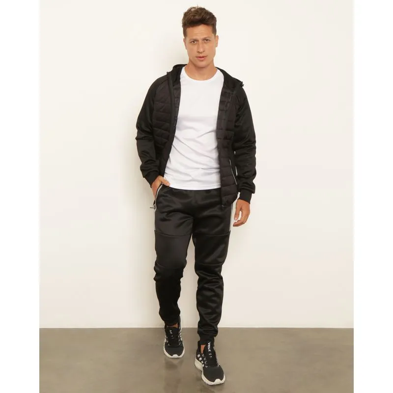 Calça Masculina Jogger Helanca Esportiva Preta M
