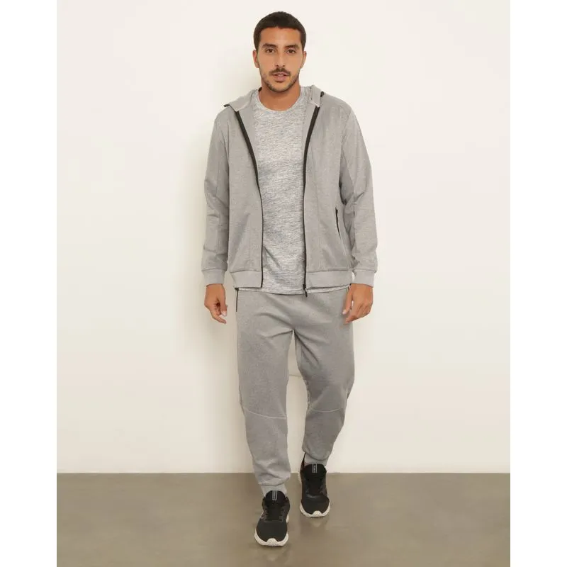 Calça Masculina Jogger Helanca Fitter Esportiva Cinza M