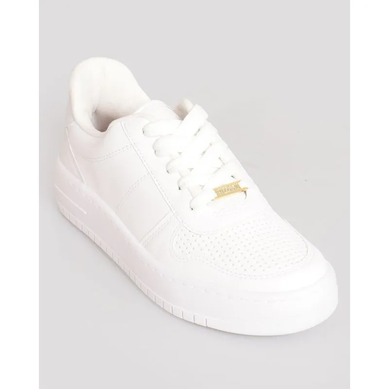 Tênis Feminino Fletform com Cadarço Vizzano Branco 39