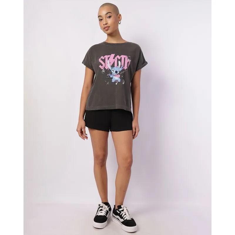 Short Feminino com Paetê Preto GG