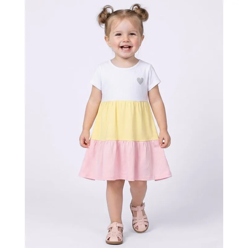 Vestido Infantil Curto Três Marias Branco 8