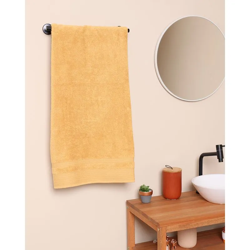 Toalha De Banho 68cm x 135cm Appel Cosmopolita Mostarda UN