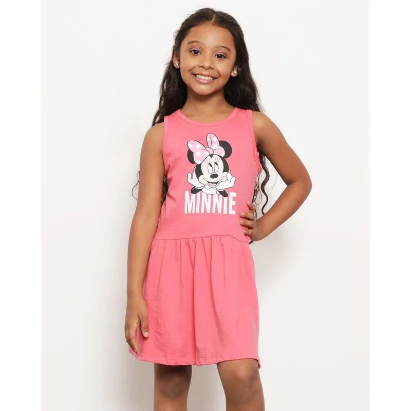 Vestido Infantil Regata Disney Minnnie Vermelho 10