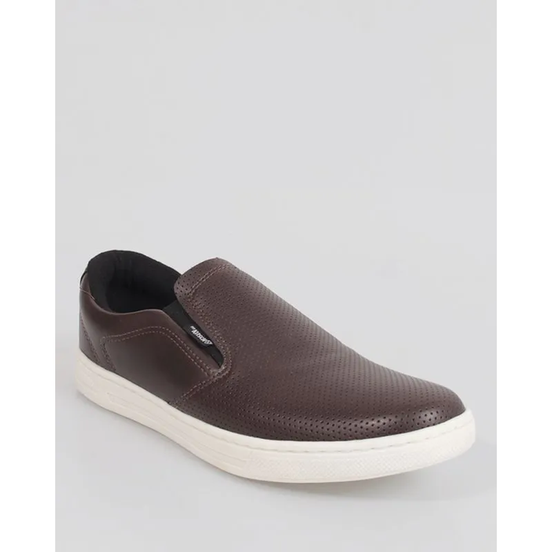 Tênis Masculino Mr Kitsch Terni Slip On Marrom 38