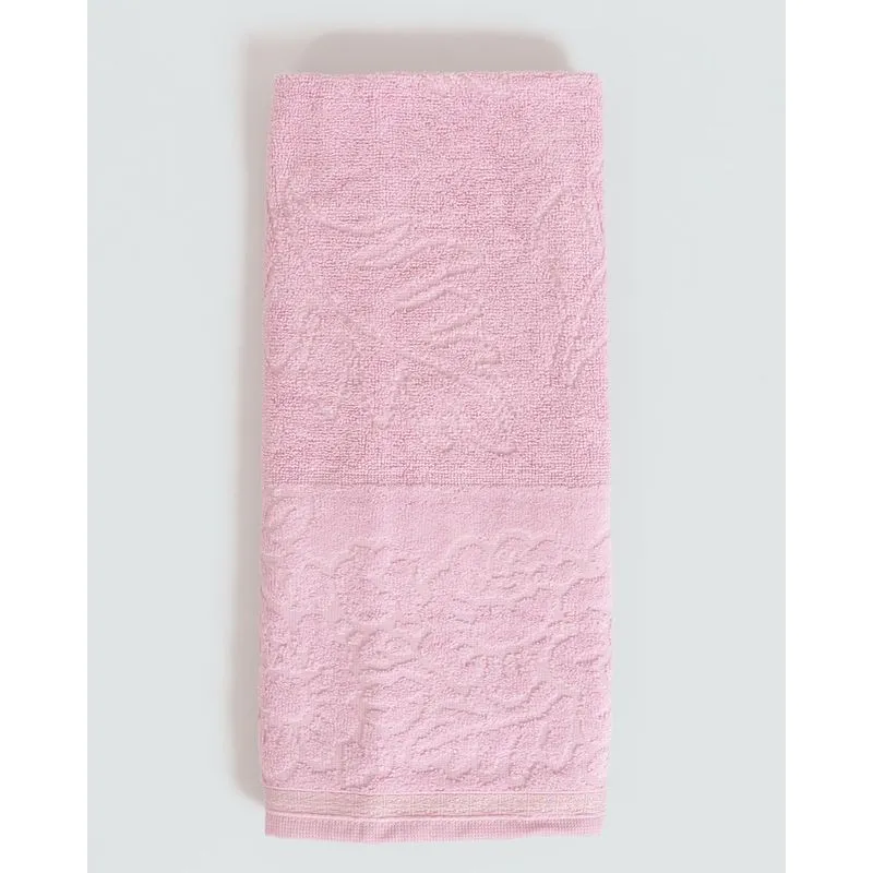 Toalha De Rosto Olinda Glamour 50cm x 80cm Rosa UN