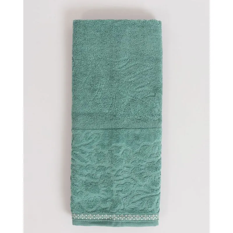 Toalha De Rosto Olinda Glamour 50cm x 80cm Verde UN