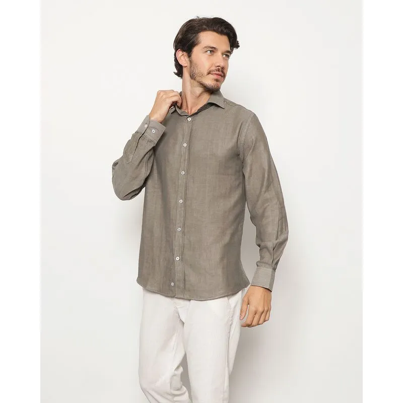 Camisa Masculina Manga Longa Rustica Verde G