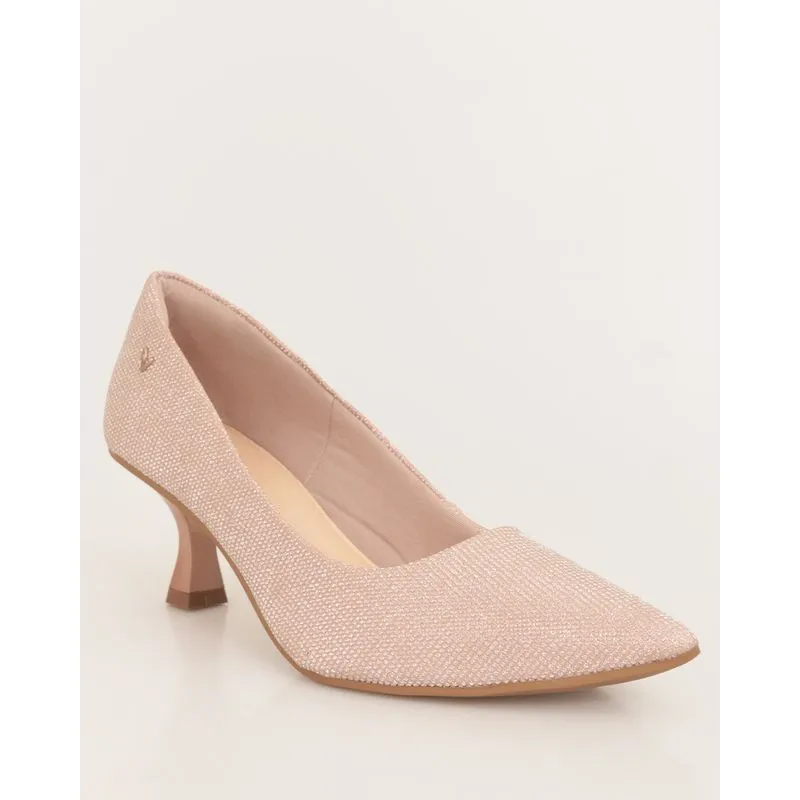 Scarpin Feminino Mississipi Metalizado Rosa 35