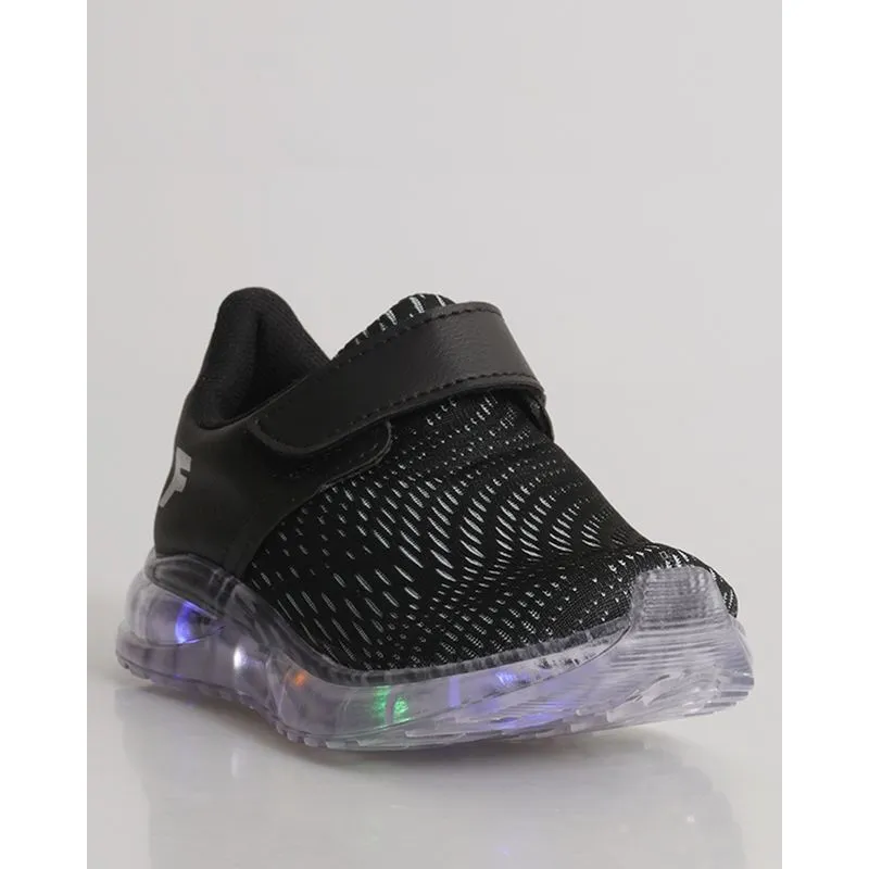 Tênis Infantil Com Led Preto 30