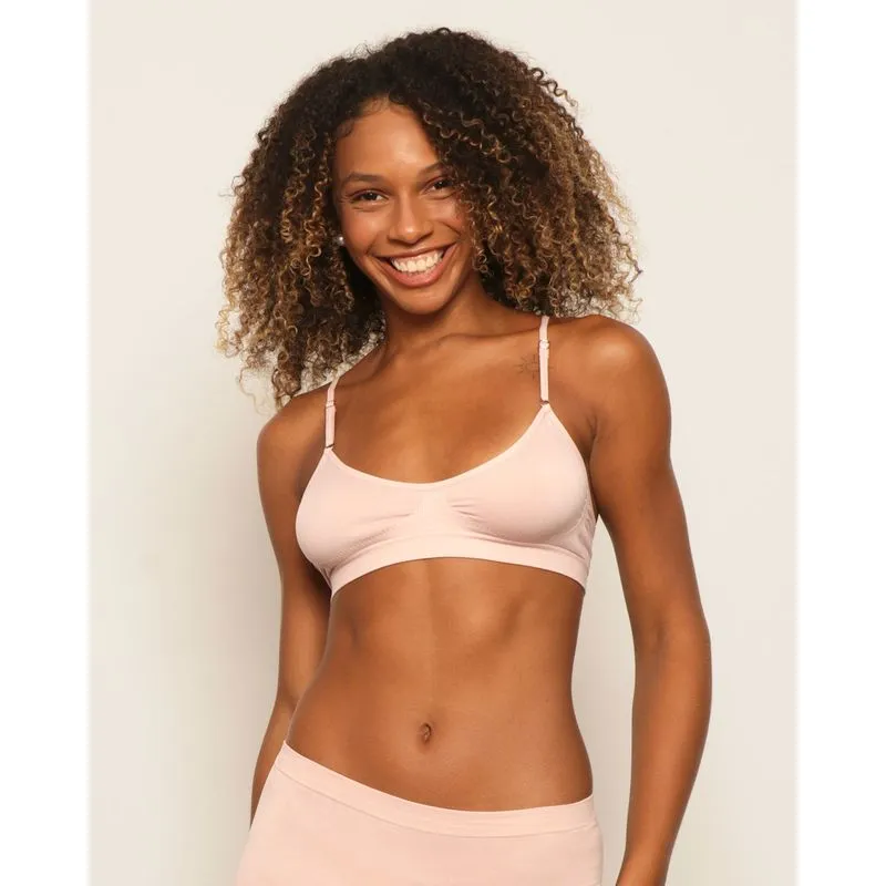 Sutiã Top Feminino Nadador Sem Costura Zee Rucci Rosa G
