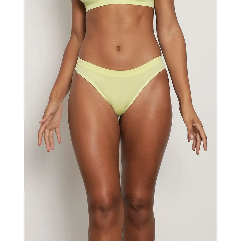 Calcinha Feminina Tanga Zee Rucci Sem Costura Verde GG