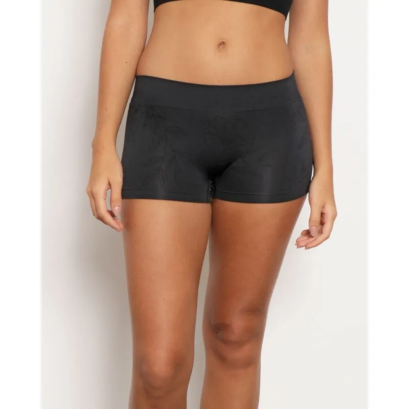 Calcinha Feminina Jacquard Boxer Zee Rucci Preta GG