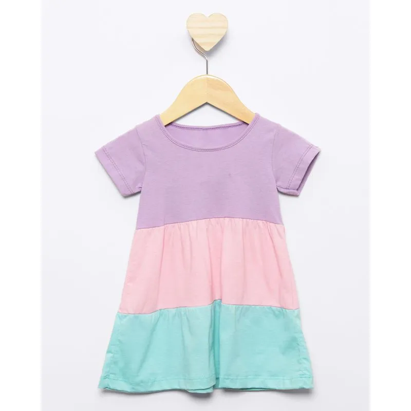Vestido Bebê Menina Três Marias Curto Lilás 3