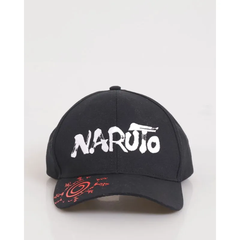 Boné Juvenil Estampa Naruto Preto UN