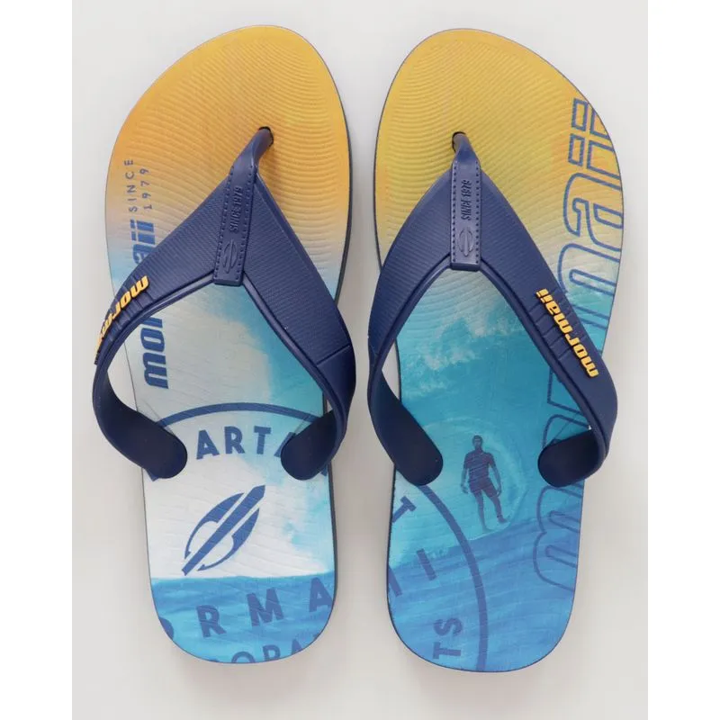 Chinelo Masculino Mormaii Tropical Graphics Azul 43/44