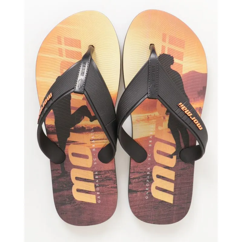 Chinelo Masculino Mormaii Estampado Preto 39/40