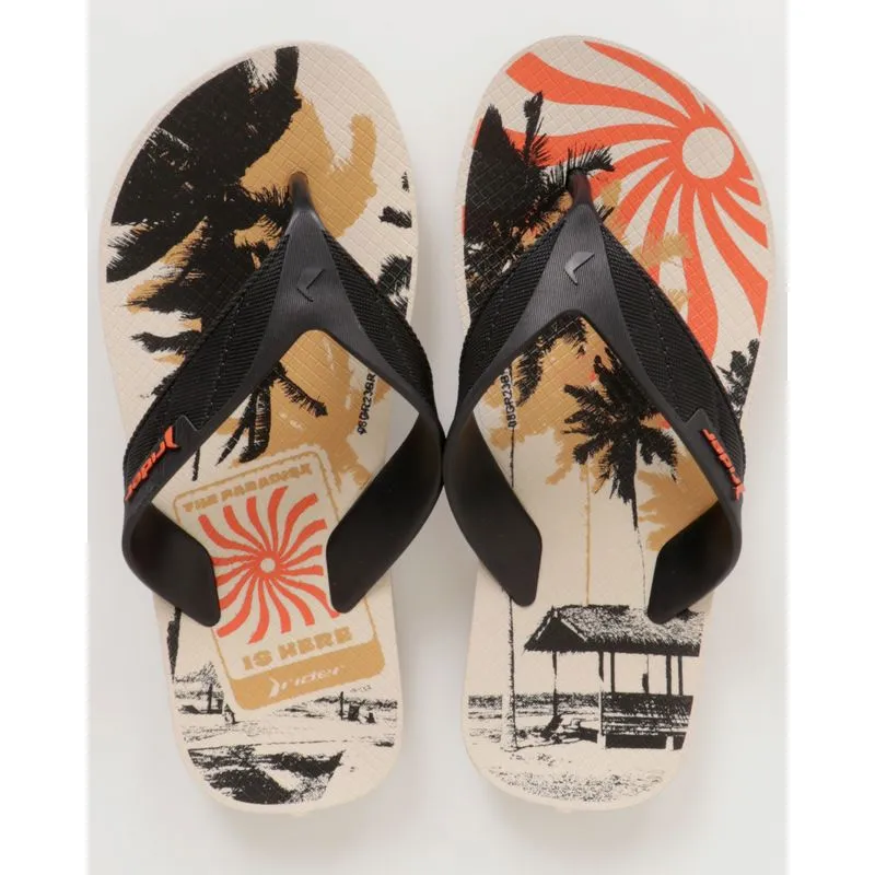 Chinelo Infantil Rider Strike Point Bege 31