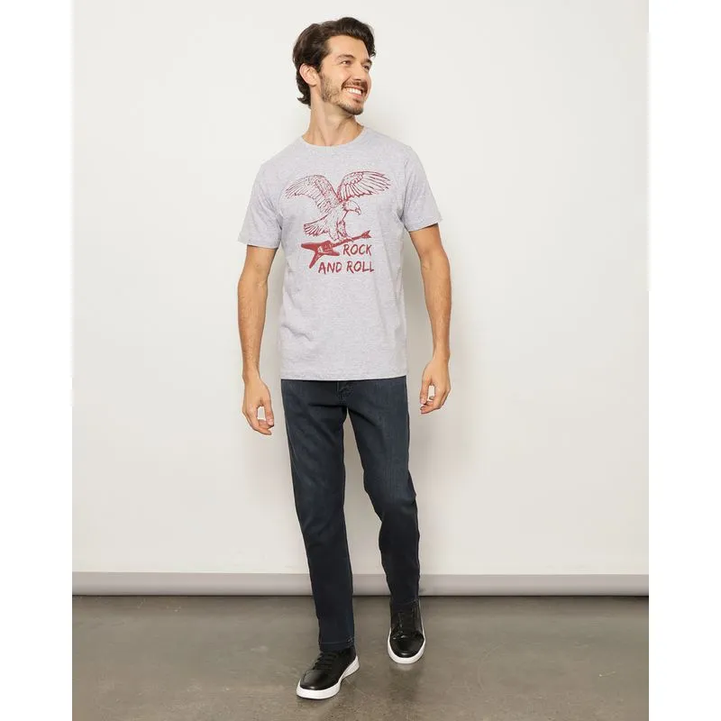 Calça Jeans Masculina Slim Azul 40