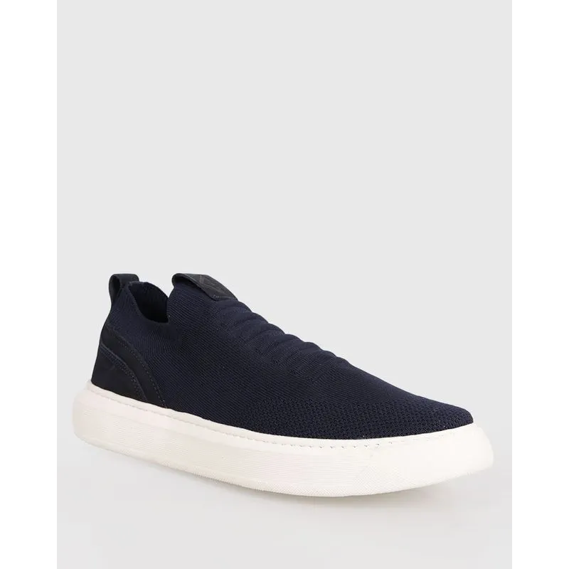 Tênis Masculino Casual Crato Slip On Knit Marinho 39
