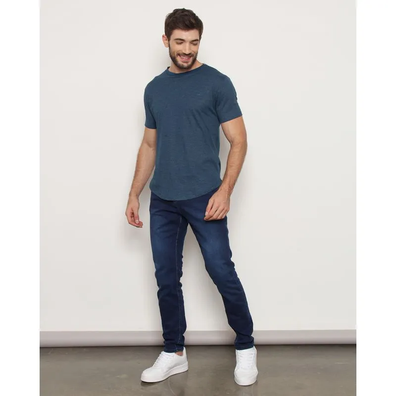 Calça Jeans Masculina Skinny Azul 38