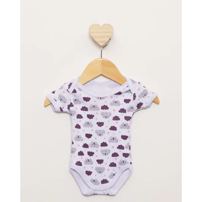 Body Bebê Estampa Sortida Branco P