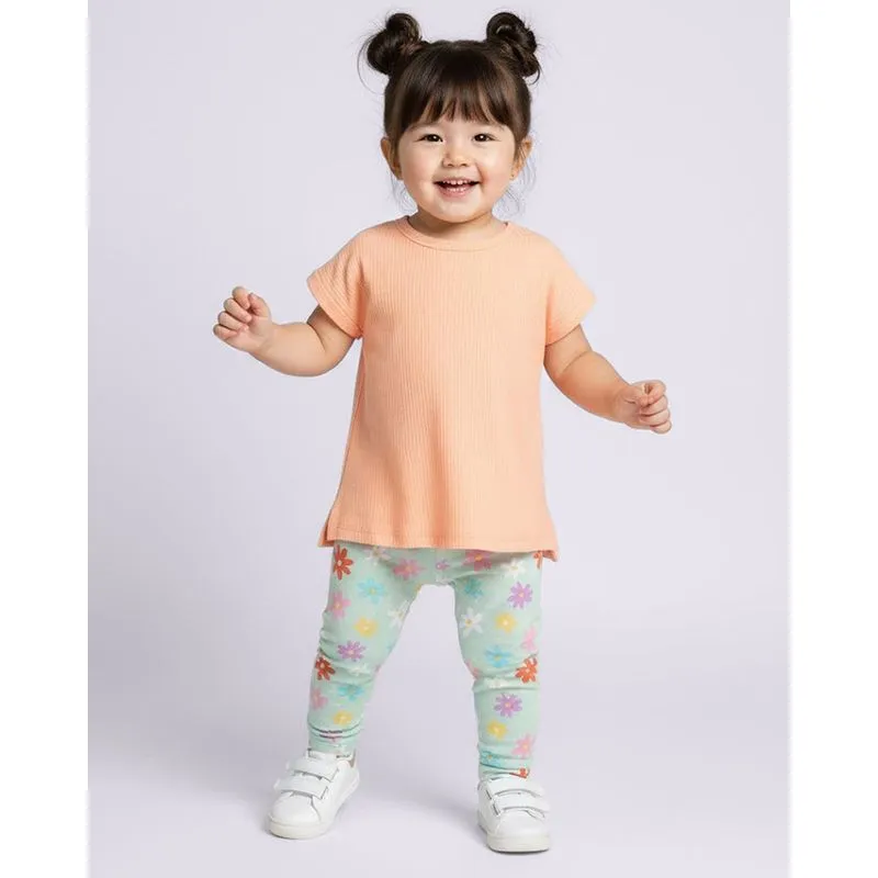 Calça Legging Bebê Estampa Sortida Verde 1