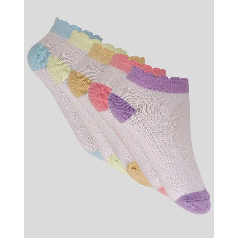 Kit 5 Pares de Meias Infantil Coloridas Com Sacolinha 26 A 29